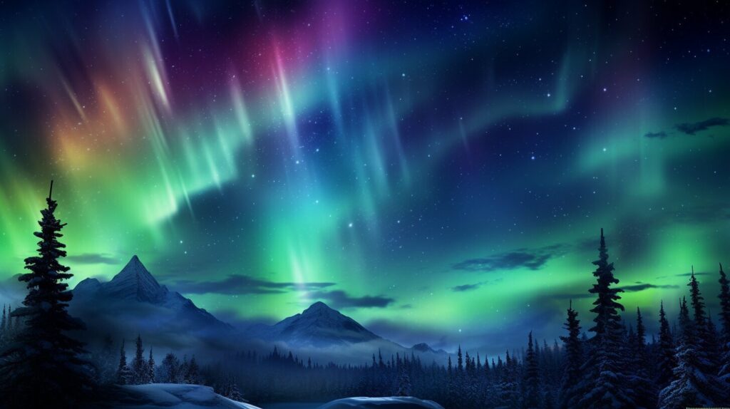 Aurora Borealis, a natural phenomenon that reflects the spiritual symbolism of the name Aurora.