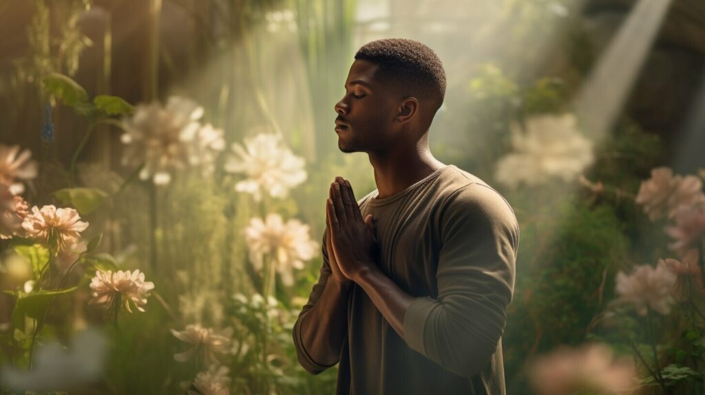 Josiah in prayer