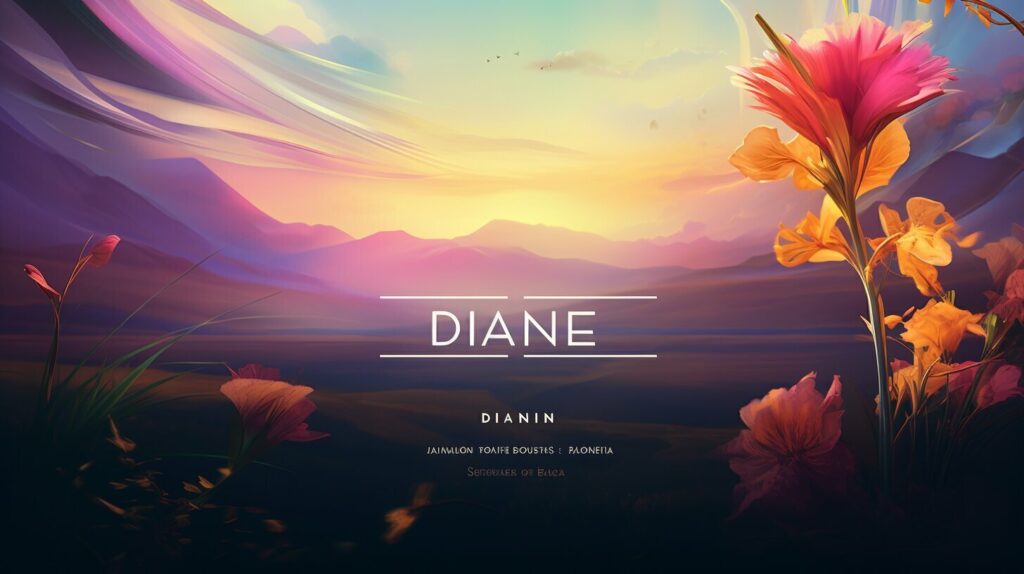 impact of name Diane on spirituality